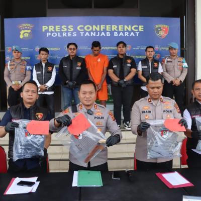 Polres Tanjab Barat Ungkap Motif Penikaman Maut di Kampung Nelayan, Pelaku Ternyata Residivis