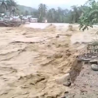 Hulu Jambi Mulai Banjir, Warga di Desa Sungai Talang Khawatir dengan Maraknya Penambangan Emas Ilegal