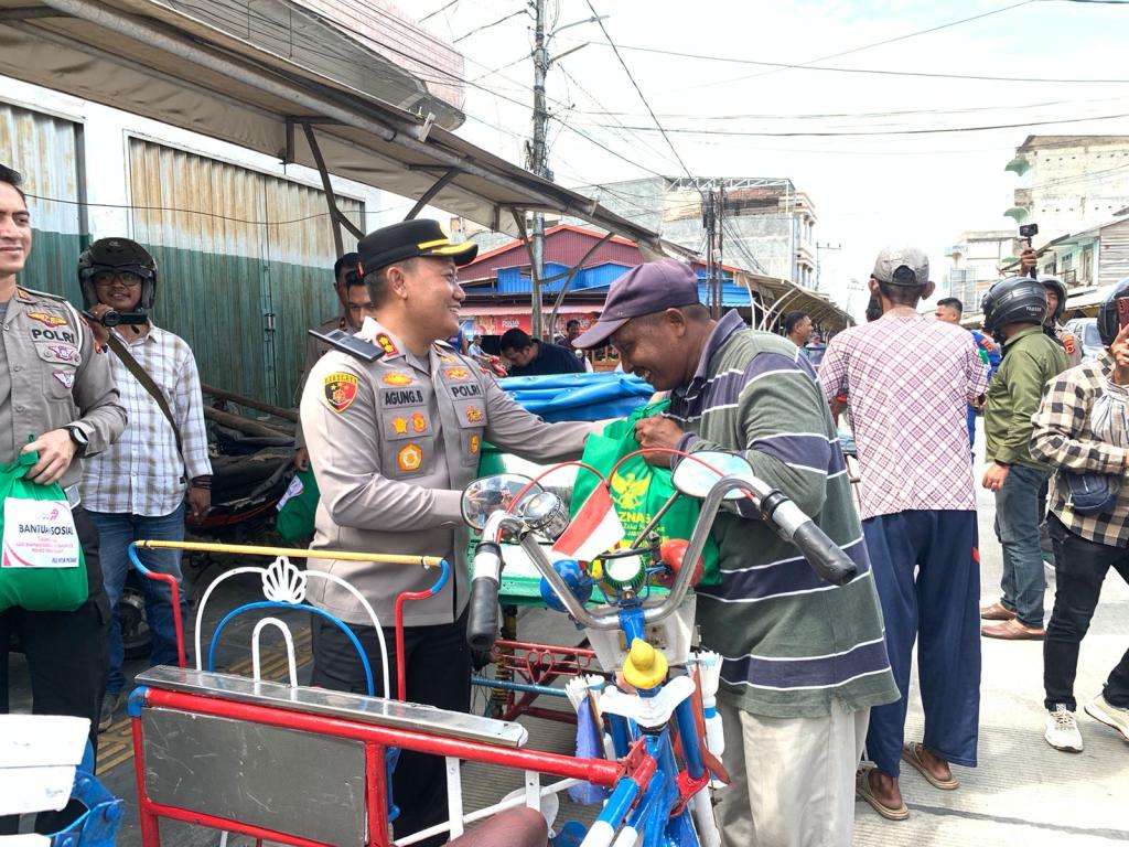 Setitik Harapan dari Polres Tanjab Barat untuk Warga Kurang Mampu