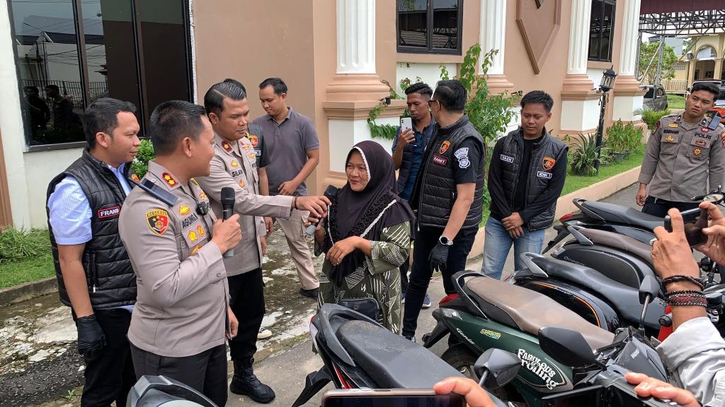 Penyerahan Pinjam Pakai Motor kepada Korban Tindak Pidana Curanmor
